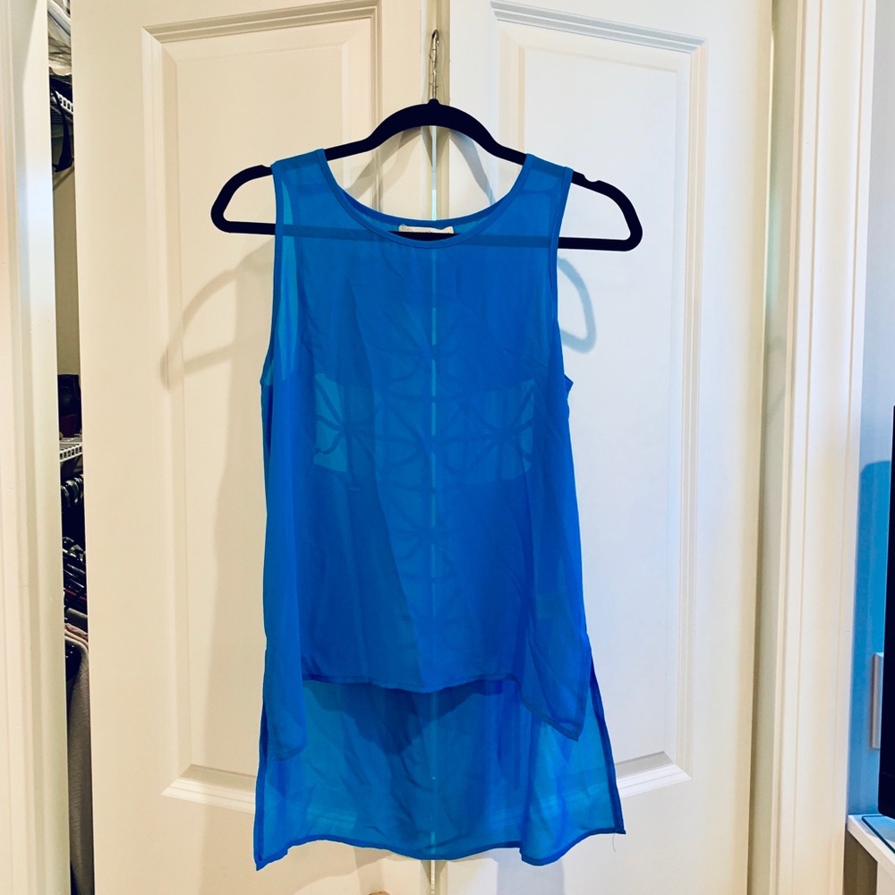 Blue Sheer Tank